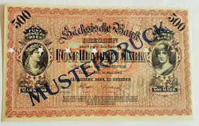 1, saxon bank, thetford, norfolk, ip24 3qz: Germany 500 Mark 1890 Saxon Bank In Dresden Catawiki
