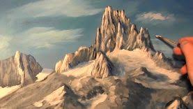 Painting A Sunset Mountain Landscape Quick And Easy Paintingtube Art is highly subjective and everyone has their own style, so taking artistic liberties in your paint color, mountain shape, star pattern, ect. painting a sunset mountain landscape