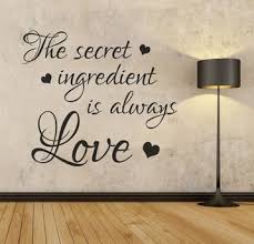 The secret ingredient is love. Second Life Marketplace Mg The Secret Ingredient Is Always Love Wall Decal
