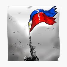 Map of the philippines animated; Poster Philippine Flag Redbubble