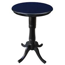 International Concepts 42 Inch Tall 30 Inch Round Top Black Pedestal Pub Table K46 30rt 6b 2 Bellacor Pedestal Pub Table Round Pub Table Bar Height Dining Table