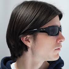 Oakley Fives Squared Polished Sunglasses, Black/Grey