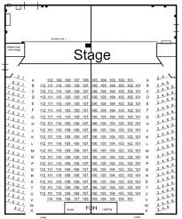 Seating Chart Don Gibson Theatre