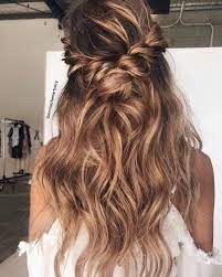 Braid Half Up Half Down Hairstyle Ideas Braids Hairstyles Hairstyle Glamorous Wedding Hair Wedding Hair Half Thin Fine Hair