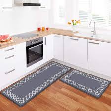 Grab amazing memory foam kitchen rugs on alibaba.com and enjoy a multitude of desirable features. Amazon Com Luxstep Kitchen Mat Set Of 2 Anti Fatigue Mat Pvc Non Slip Kitchen Rugs And Mats Waterproof Memory Foam Kitchen Rug Standing Desk Mat Floor Mats For House Sink Office Kitchen Grey Kitchen