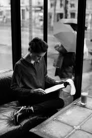 Book Black And White And Woman Image Woman Reading Black And White Photography Black And White
