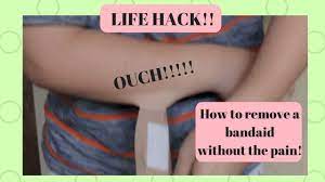 It is so simple and easy and everyone a. Life Hack How To Remove A Bandaid Without The Pain Youtube