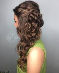 45 Side Hairstyles For Prom To Please Any Taste Side Hairstyles Side Braid Hairstyles Curls For Long Hair