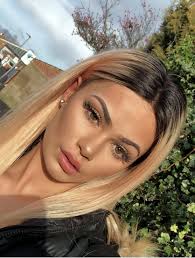 Pinterest Deborahpraha Peach Pastel Hair With Dark Roots Hair Color Haircolor Roots Hair Dark Roots Blonde Hair Blonde Hair With Roots