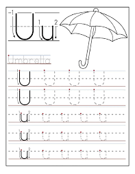 Free Tracing Letter U Preschool Printables Educative Printable Tracing Worksheets Preschool Printable Alphabet Worksheets Alphabet Tracing Worksheets
