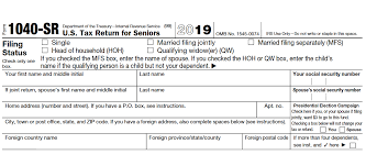 The internal revenue service (irs) has released a draft of form 1040, u.s. Form 1040 Sr Should You Use It For Your 2019 Tax Return The Motley Fool