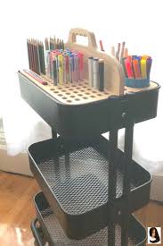 Artist Cart House Organization Ideas Ikea Ikea Insert Ikea Cart Artist Insert Ikea Cart Artist Art Studio Room Ikea Raskog Cart Art Studio At Home