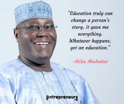 This was well deserved considering the stress that came with the presidential. Atiku Abubakar Biography And Life Of The 11th Vice President Of Nigeria