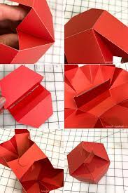 You can now glue your box pieces together to form the final card box shape. Gift Card Box Templates Crafting My Home