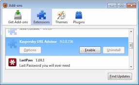Uninstall Kaspersky Url Advisor From Firefox Ghacks Tech News