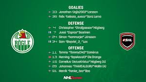 Życzymy miłego oglądania transmisji na żywo: Rogle Bk Reveals Eshl Roster Eshl Nhlgamer