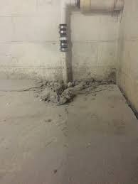 Heaving pressures developing at the base of the freezing zone are transmitted through the adfreezing bond to the foundation, producing uplift forces capable of appreciable vertical displacements. Basement Concrete Floor Heaving Cracking At French Drain And Clay Soil
