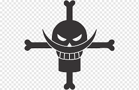 This is the logo of the anime/ manga one piece. Edward Newgate Portgas D Ace Monkey D Luffy One Piece Logo Whitebeard Manga Piracy Sticker Png Pngwing