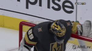 Two of the top 10 scorers are on the golden knights!? Marc Andre Fleury Gifs Get The Best Gif On Giphy