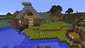 🐝in this video learn how to create a bee banner in minecraft using the loom in 1.15! Bee Builds House On The Lake For Minecraft