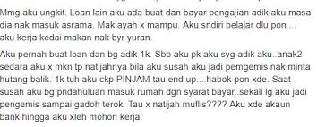 Harap tuan dapat tolong saya yang buntu ini. Wanita Cerita Macam Mana Rekod Muflis Beri Kesan Susah Nak Dapat Kerja