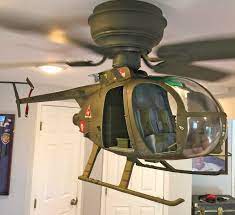 I am looking for a ceiling fan made out of, or resembling, an airplane propellar. Diy Helicopter Ceiling Fan