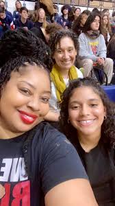 Ava Mouton and me at Comeaux's Black History Program today!!