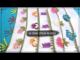 En Populer 50 Igne Oyasi Modeli Youtube Oya Ornekleri Oya Yazma