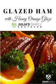 Glazed Ham With A Honey Orange Glaze Recipe Ham Glaze Christmas Ham Recipes Easter Dinner Recipes