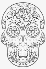 Get crafts, coloring pages, lessons, and more! Free Sugar Skull Coloring Page Dibujos De Dia De Muertos Para Colorear Free Transparent Png Download Pngkey