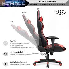 Though the chair has the look of a single piece, it's. Amazon Com Homall Gaming Office Chair Computer Desk Chair Racing Style High Back Pu Leather Chair Executive A Computer Chair Best Computer Chairs Leather Desk