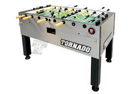 Product title barrington 56 furniture foosball soccer game table, accessories included, black/brown average rating: Valley Dynamo Tornado T 3000 Foosball Table Game Three Goalies Ebay