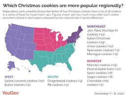 Italian pizzelle cookies are a beautiful addition to the holiday dessert table. The Most And Least Popular Christmas Cookies Yougov