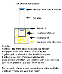 Outdoor wall mounted ashtray cigarette ash bin outdoor smoke tool su. Free Things You Can Make At Home Danspec Com