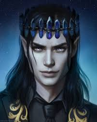 So excited to share this portrait done for @emmahammauthor of her character  Eldridge from her book of Goblins and Gold. She let me go wild with the  crown design and it really