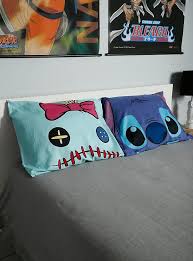 Disney Lilo Stitch Stitch Scrump Faces Pillowcase Set Lilo Et Stitch Peluche Stitch Kawaii