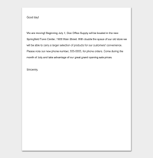 If you need to inform the back about a change in account details, you can write them a letter or do go personally into the bank. How To Write A Change Of Address Letter Format Samples