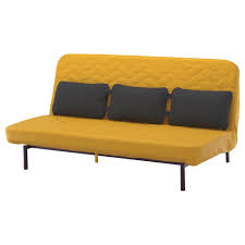 Nyhamn Bettsofa Mit Dreierkissen Schaummatratze Skiftebo Gelb Sofa Bed Uk Mattress Springs Pocket Spring Mattress