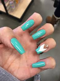 Turquoise Nails Turquoise Nails Turquoise Acrylic Nails Turquoise Nail Designs
