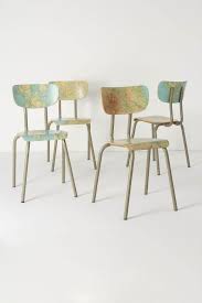 Geography Lesson Chair From Anthro I Bet You Could Diy These With Maps And Decopauge Furniture Chair Home Furniture