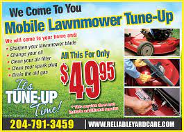 310 likes · 4 talking about this. Winnipeg Mobile Lawnmower Tune Up 49 95 Lawn Mower Repair Lawn Mower Repair