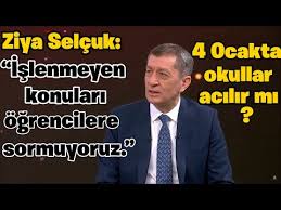 Milli eğitim bakanı ziya selçuk:30 nisan'a kadar okullarımızın tatil olması, uzaktan eğitimin devam etmesi konusunda bir karar. Lgs Lise Hocam Youtube