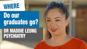 Where do graduates go? Olivia is now training to be a psychiatrist.