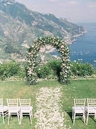 This Couple Invited Their Immediate Family To Ravello Italy For A Seaside Wedding Wedding Venues Italy Italy Wedding Seaside Wedding