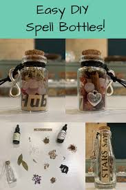 Easy Diy Spell Bottles In 2020 Witch Bottles Diy Spell Candles Jar Spells