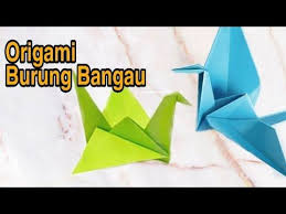 Cara Membuat Origami Burung Bangau Origami Burung Origami Binatang Mudah Youtube Di 2020 Origami Burung Bangau