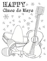 Crayons not included :) more free printables: Cinco De Mayo Coloring Pages Free Printable Coloring Pages For Kids