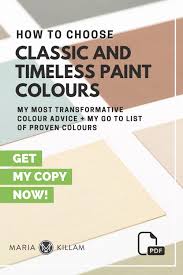 How To Choose Paint Colours Best Selling Ebook Maria Killam Paint Colors Colours Best Paint Colors