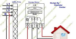 How To Wire Single Phase Kwh Energy Meter Electricalonline4u