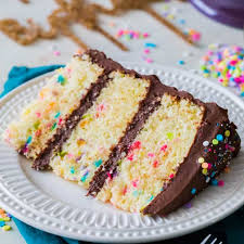 I guess in a minute nothing will be left of it! The Best Birthday Cake Recipe Sugar Spun Run